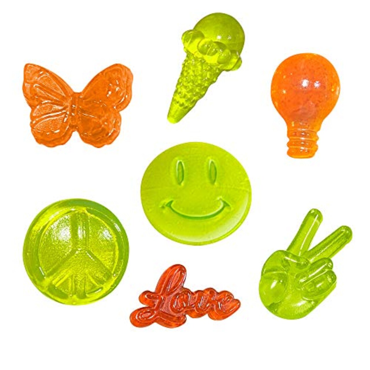 Groovy Glowing Candy Lab STEM Kit | Make Glow-in-the-Dark Candies, Ice Cubes | Explore Luminescence & Chemistry of Gummies | Cool Shapes, Flavors, Safe to Eat | Includes LED Flashlight